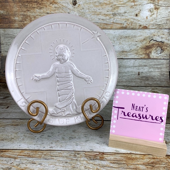 1970 Frankoma KING OF KINGS Jesus Christmas Plate